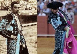 Morante lució el día de su triunfo histórico un traje de luces inspirado en uno de Joselito el Gallo de 1914