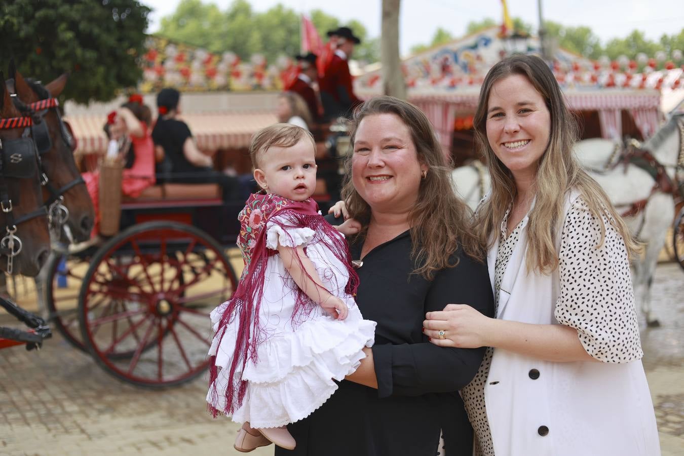 Teresa Risquete, Teresa y Cristina Aguado