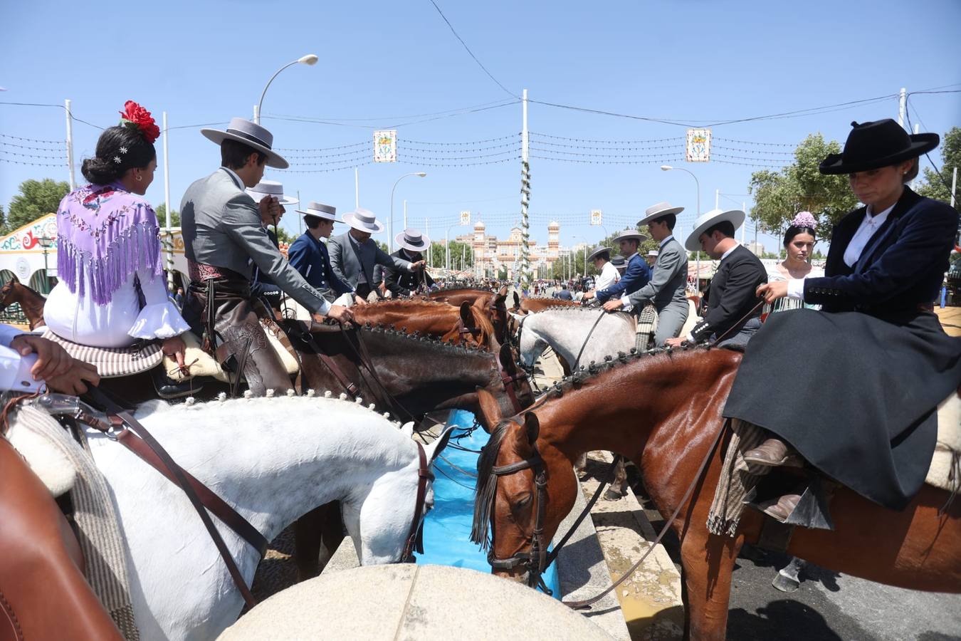 Uno de los mejores momentos de la Feria captados por ABC