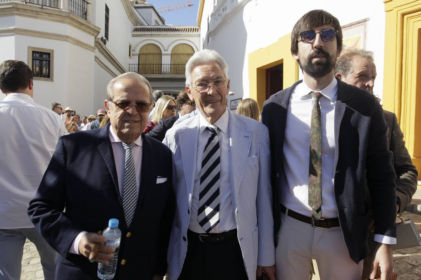 Julián López, Mariano Hernández y Alfonso Mazos