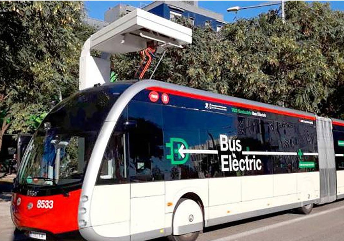 Un tranvibús similar al que se pondrá en marcha en Sevilla