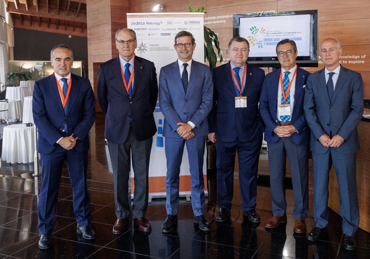 Francisco Cuervas, Fernando Illescas, Juan Carlos Durán, Jerónimo Cejudo y Francisco Velasco