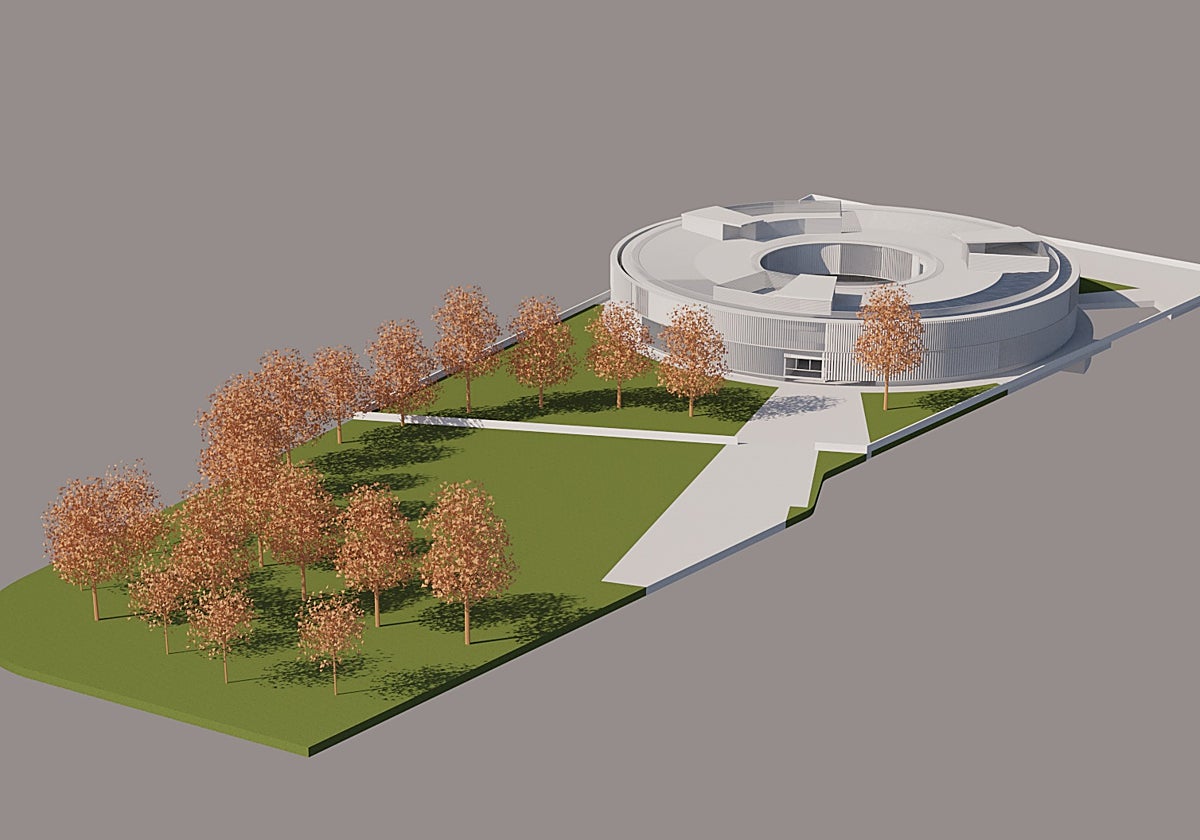 Recreación del aulario de la Politécnica