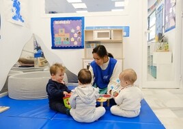 ¿Qué aprende un bebé de pocos meses en un centro infantil?