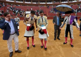 La corrida de Córdoba con Morante, Juan Ortega y Roca Rey se aplaza a este domingo por la lluvia
