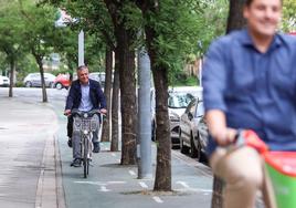 José Luis Sanz «acelera» su campaña anunciando que construirá 12 kilómetros más de carril bici para conectar los barrios