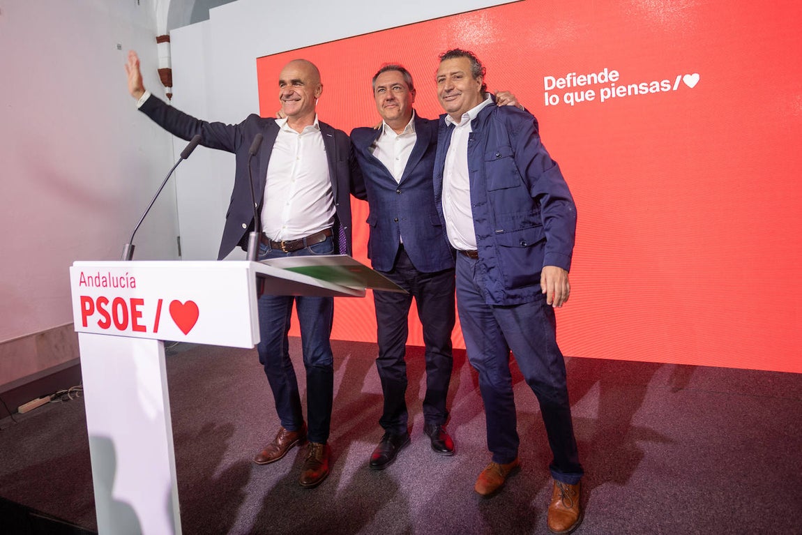 La noche electoral en la sede del PSOE, ubicada en la calle San Vicente