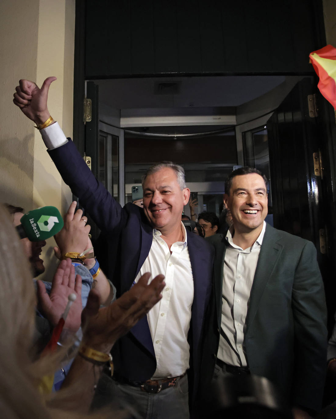 Noche electoral en la sede del PP de la Calle San Fernando