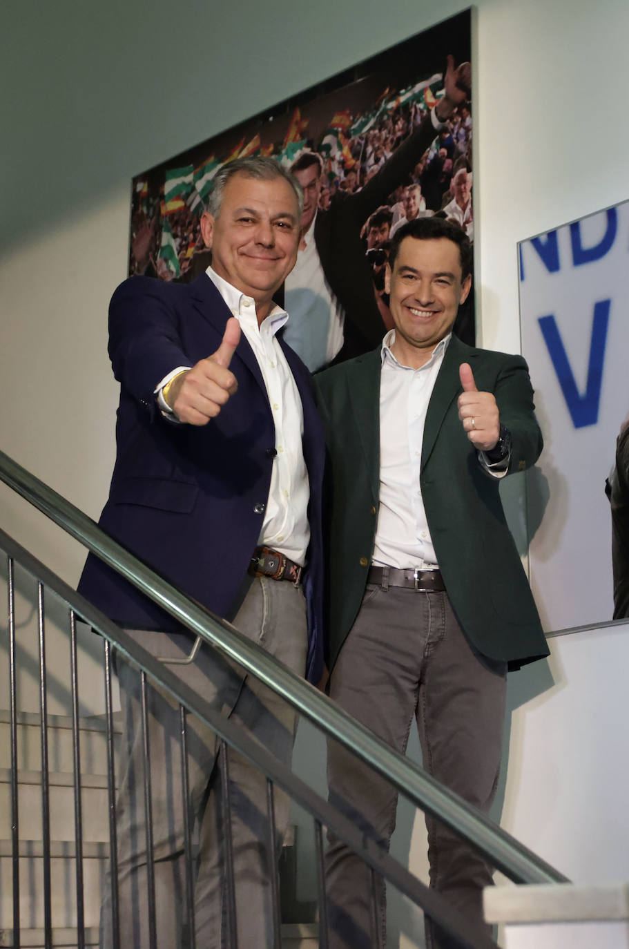 Noche electoral en la sede del PP de la Calle San Fernando