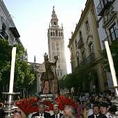 Cuando San Fernando tenía su procesión en Sevilla