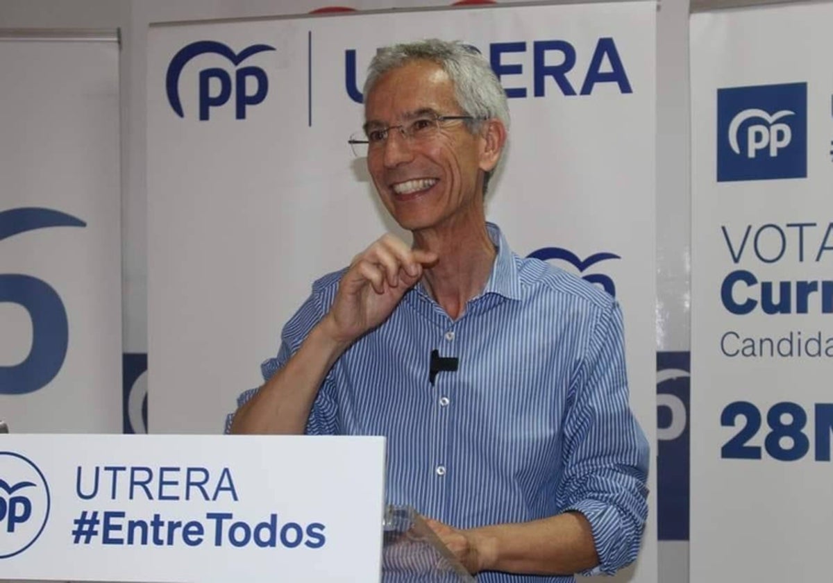 Curro Jiménez, tras conocer los resultados de las municipales en la noche electoral del 28M