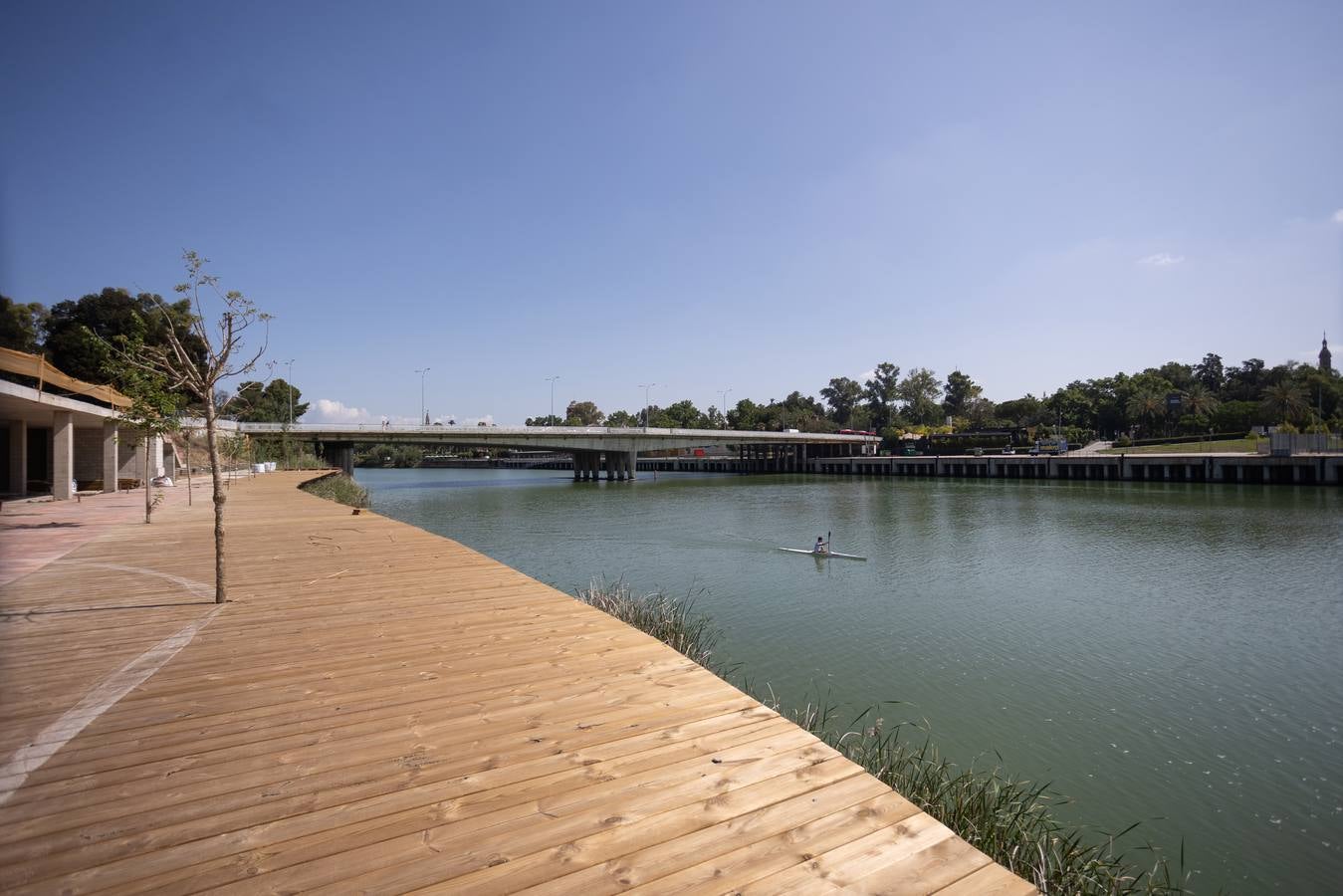 Estado actual de las obras del Jardín de las Cigarreras