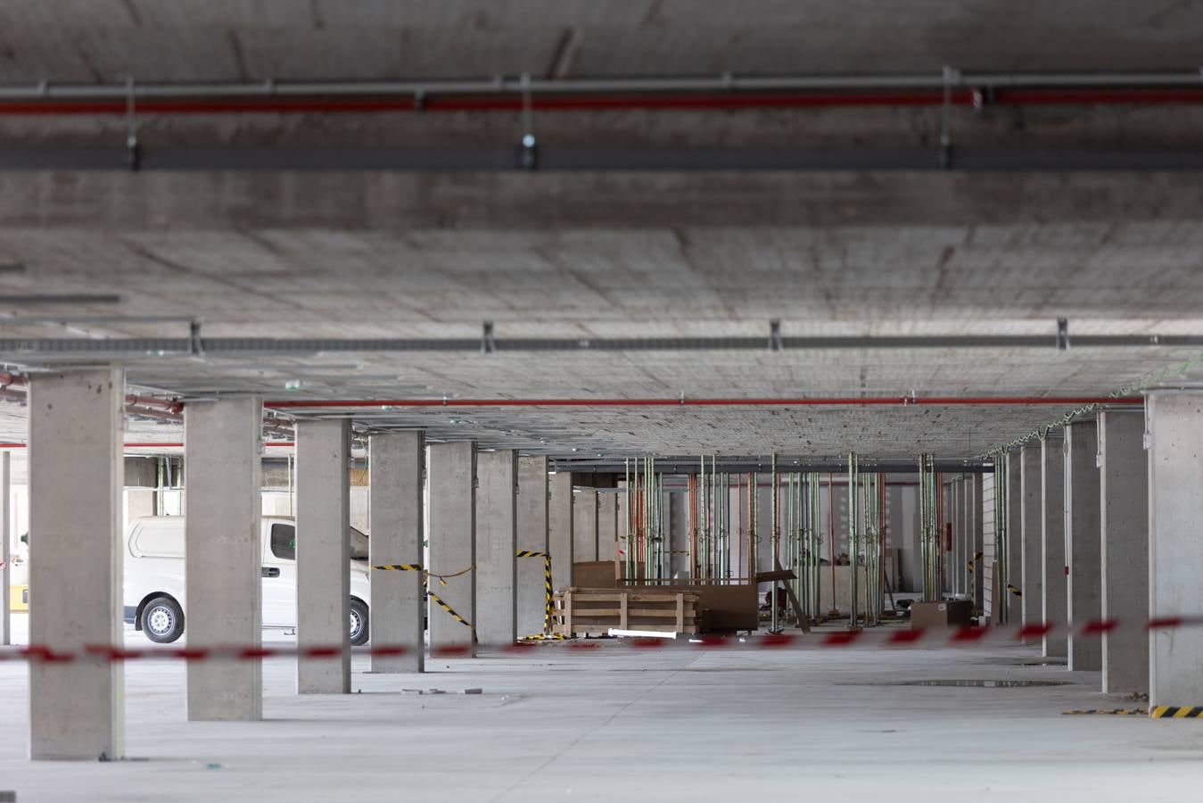 Estado actual de las obras del Jardín de las Cigarreras