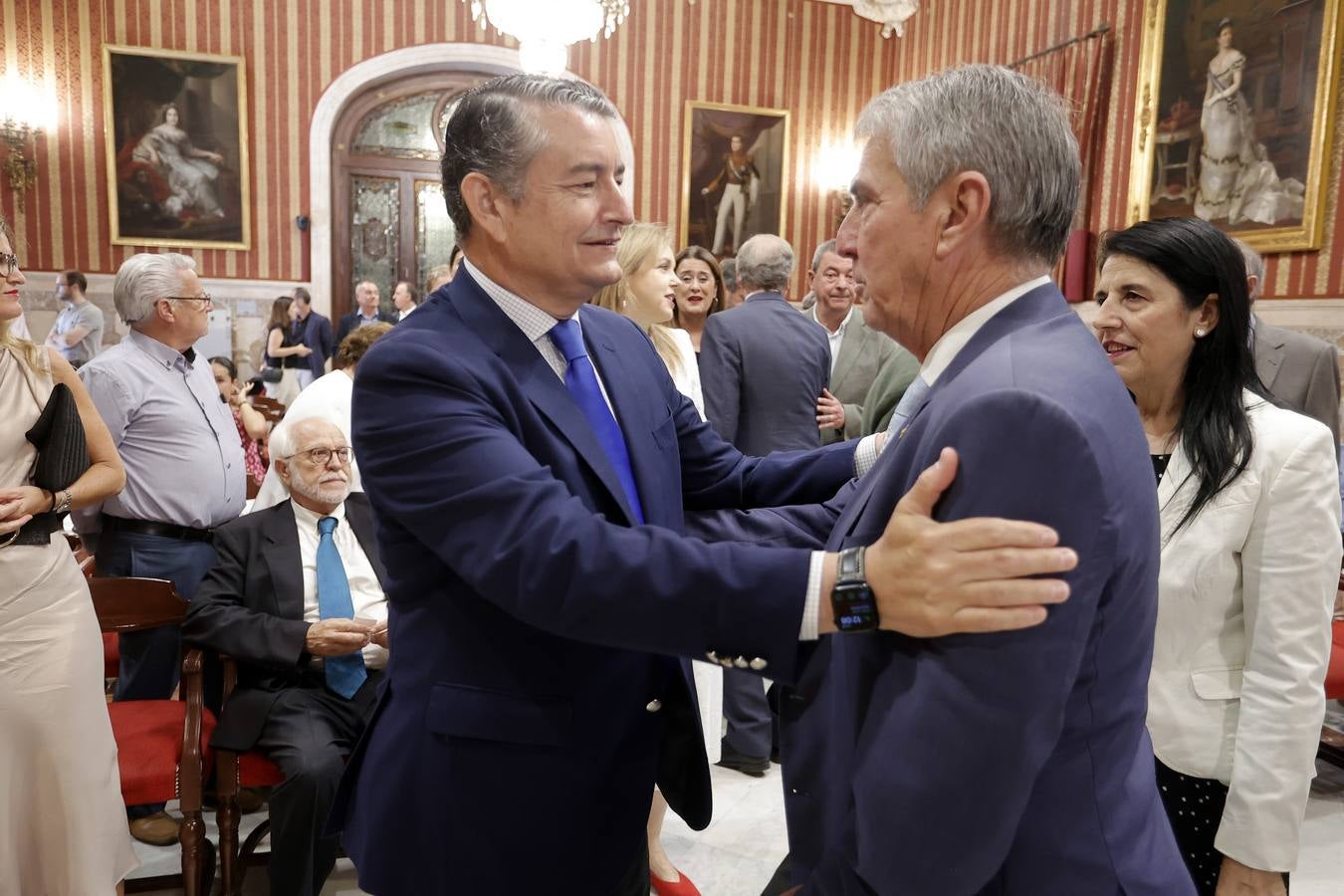 Inauguración de la muestra  'El terror a portada. 60 años del terrorismo en España a través de la prensa' en el Ayuntamiento de Sevilla