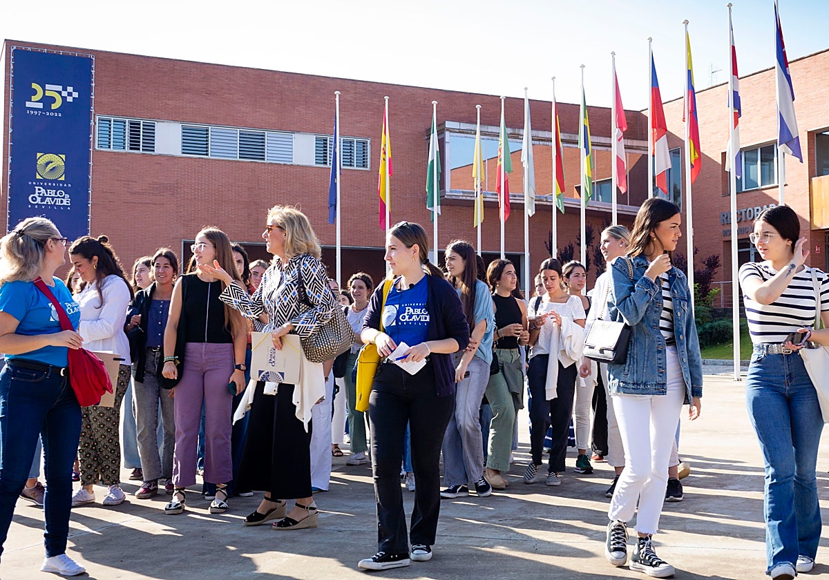 Estudiantes en la Pablo de Olavide