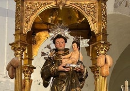 El Buen Fin repone al culto a San Antonio de Padua