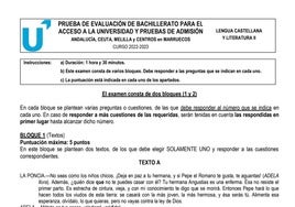 «La casa de Bernarda Alba» de García Lorca en el examen de Lengua de la Selectividad en Andalucía 2023