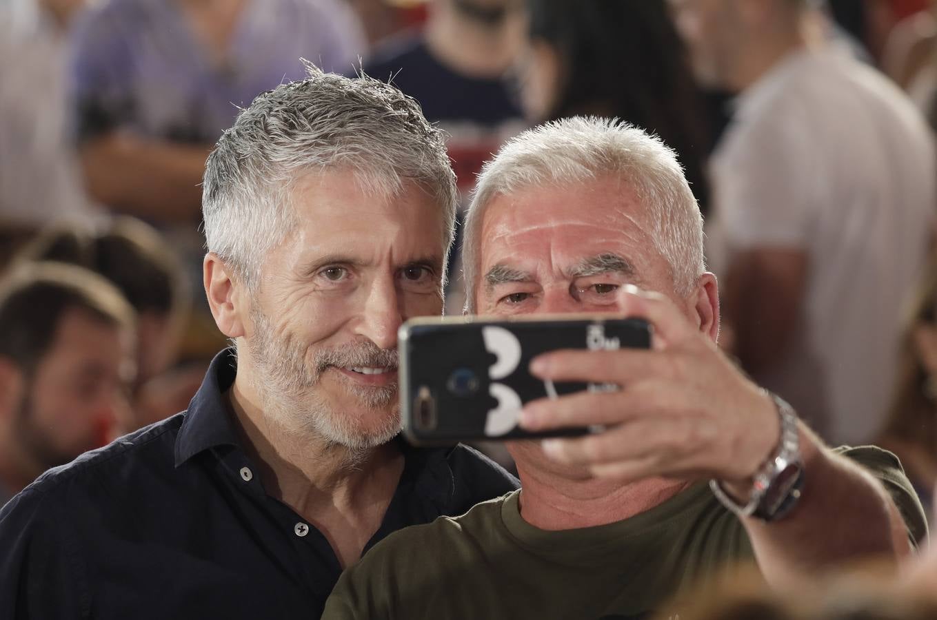 Primer mitin de precampaña  de Pedro Sánchez celebrado en Dos Hermanas