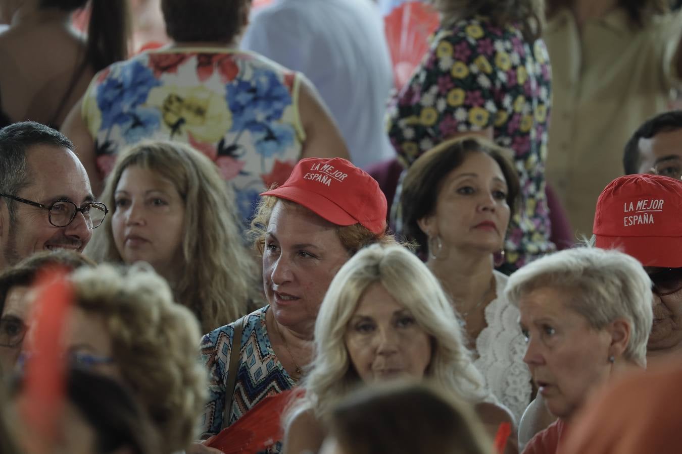 Primer mitin de precampaña  de Pedro Sánchez celebrado en Dos Hermanas