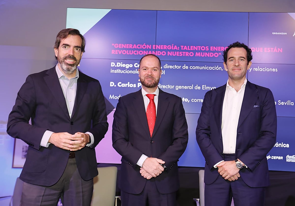 Luis Montoto, Diego Crescente y Carlos Piñar