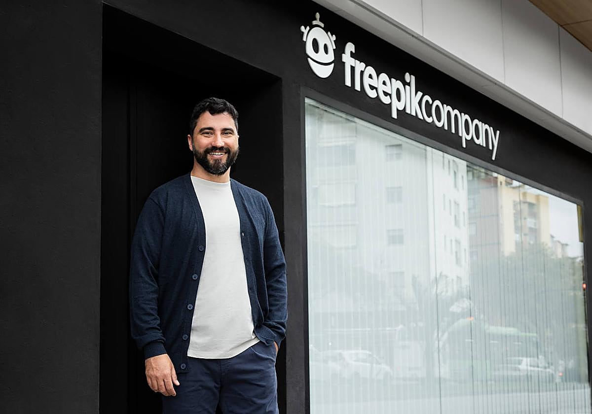 Joaquín Cuenca, CEO de Freepik y uno de los tres fundadores de esta tecnológica malagueña