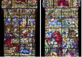 La Catedral de Sevilla ultima la restauración de dos grandes vidrieras del siglo XVI