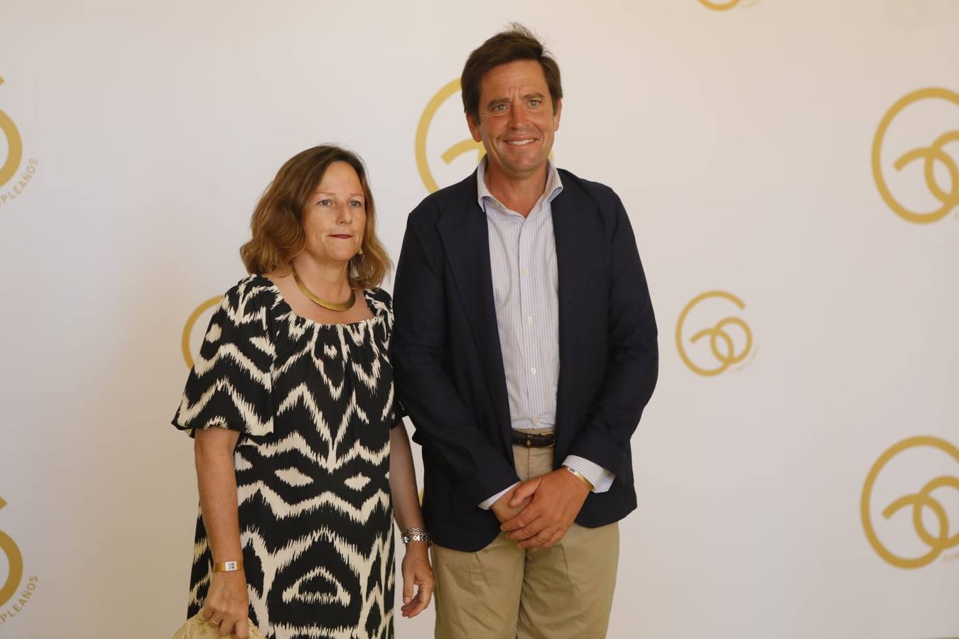 Eduardo Dávila Miura y su esposa