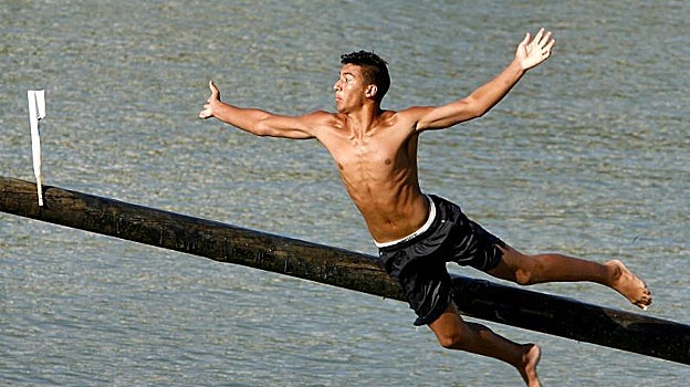 Cucaña en el río Gualdalquivir