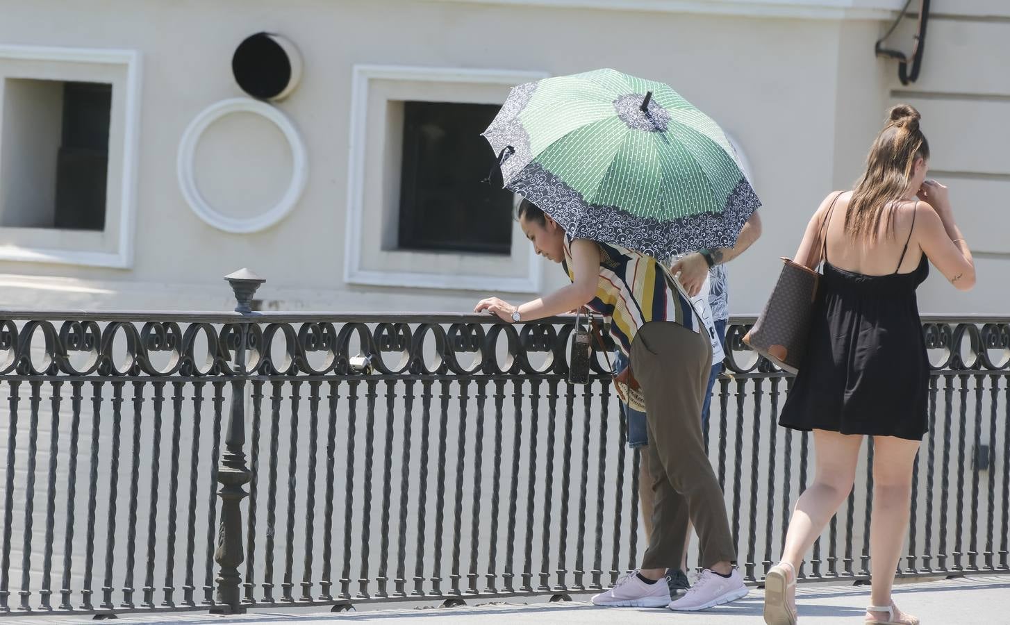Ambiente muy caluroso en las calles de Sevilla