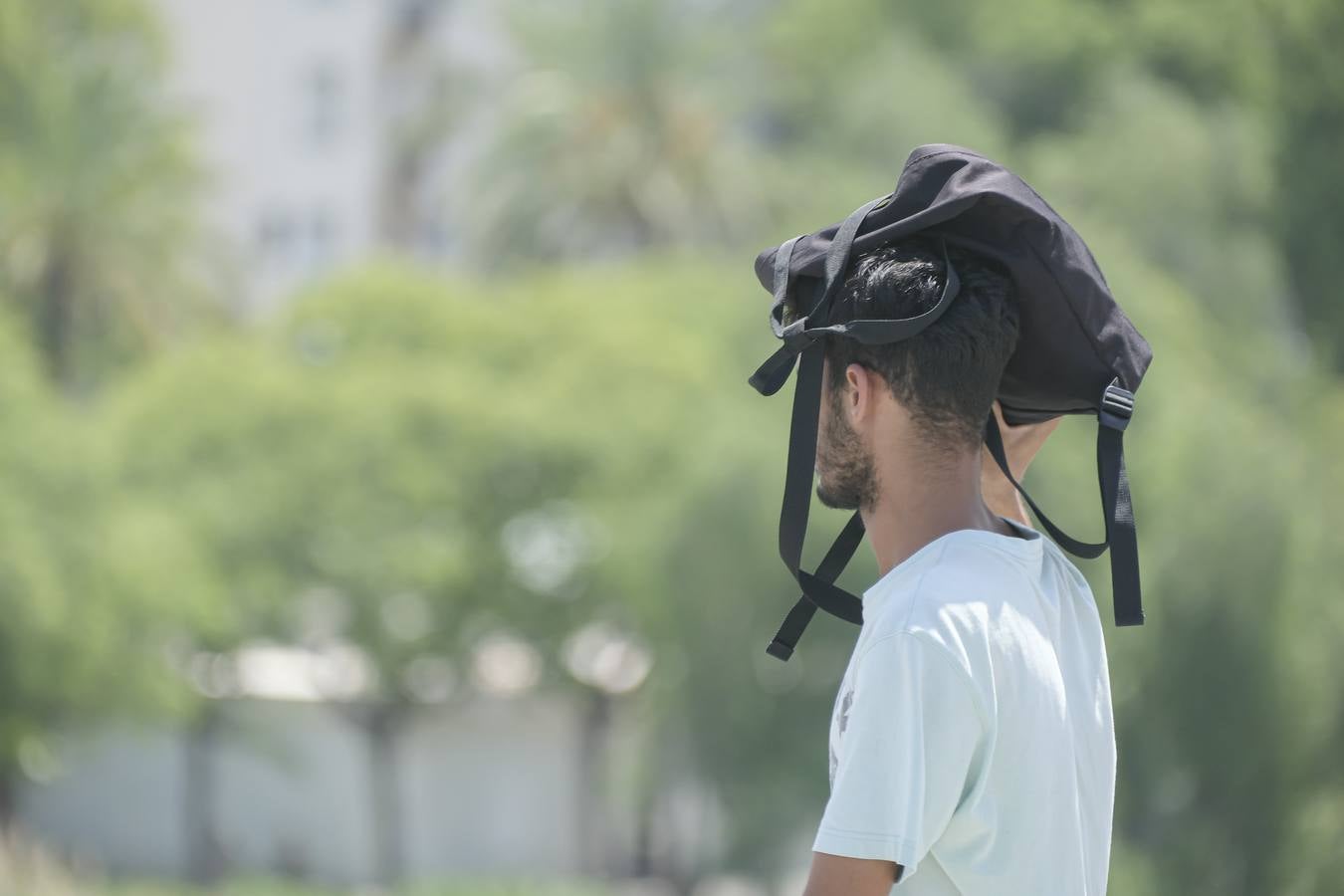 Ambiente muy caluroso en las calles de Sevilla