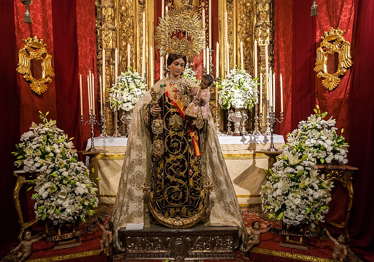 Besamanos de la Virgen del Carmen de San Gil