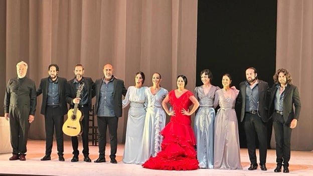 El elenco de 'Sí, quiero', espectáculo de Mercedes de Córdoba