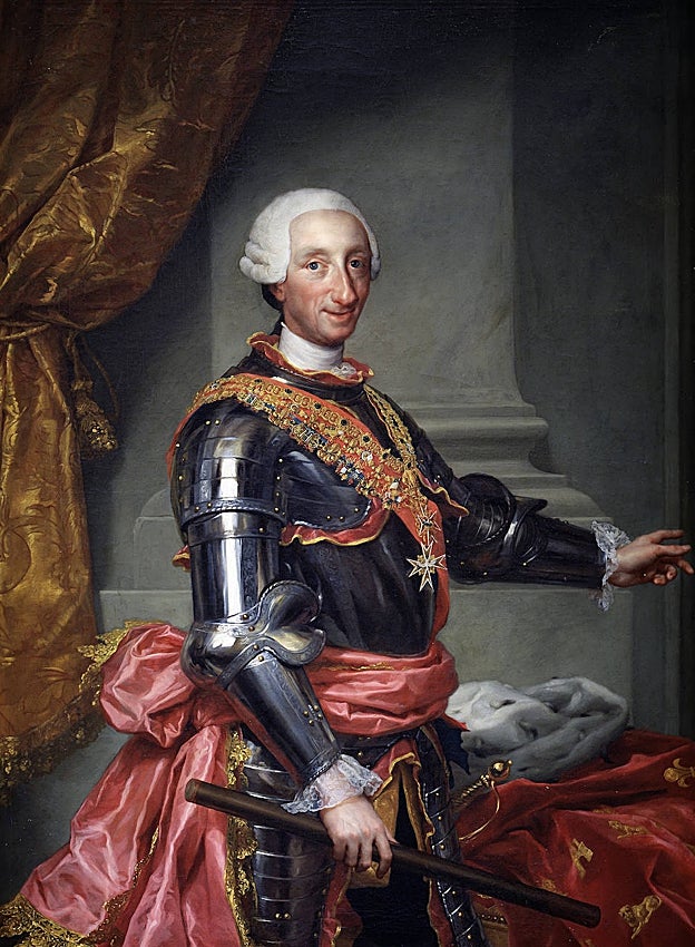 Anton Rafael Mengs. Carlos III. Hacia 1765. Museo del Prado