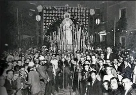 Una extraordinaria de la Esperanza de Triana en la Velá de Santa Ana, hace justo 100 años