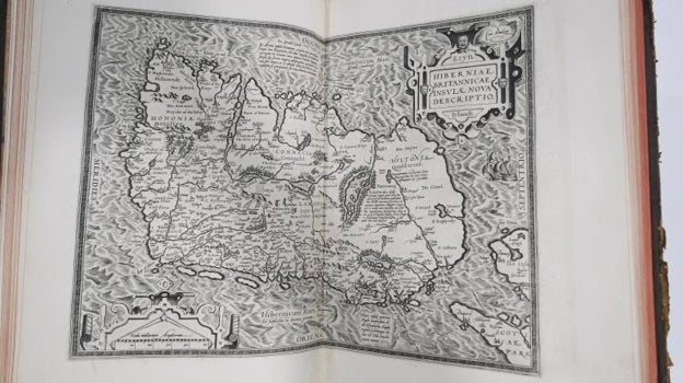 Detalle de 'Teatro de la Tierra Universal', de Abraham Ortelio, impreso por Plantino en 1588.