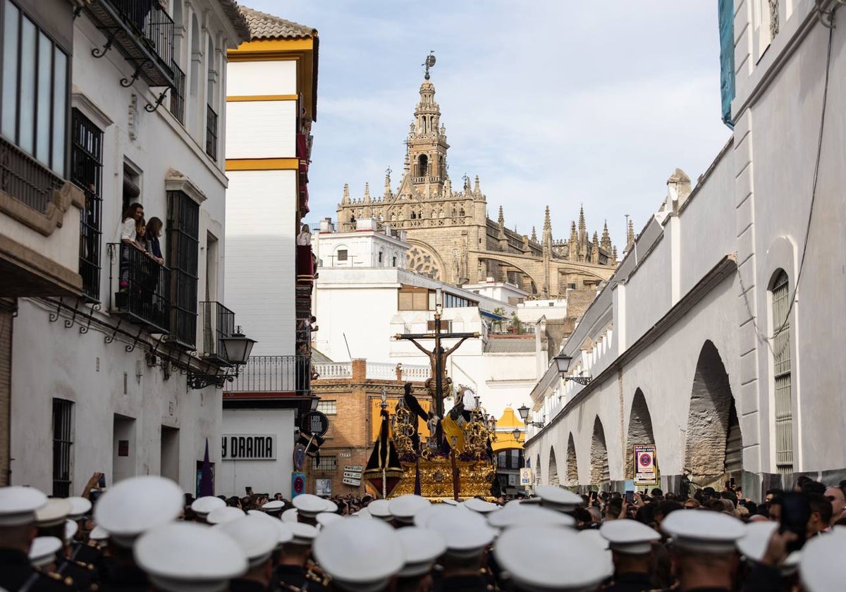 El Cristo de las Aguas, en su salida