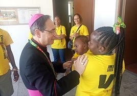 Monseñor León, en la JMJ que queda fuera de los focos de la televisión