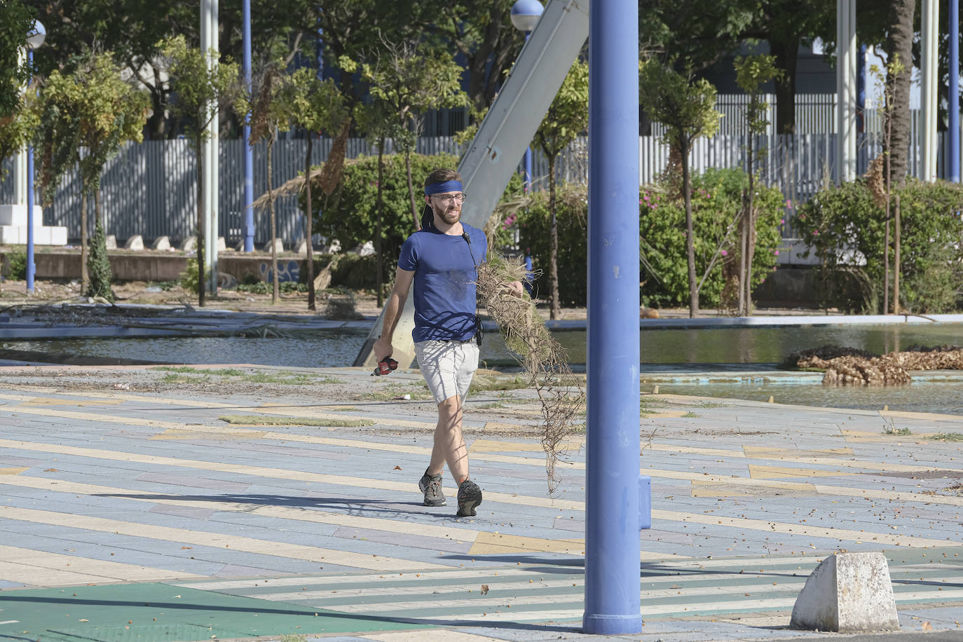 La Cartuja vive el rodaje de '1992', la serie de Álex de la Iglesia para Netflix