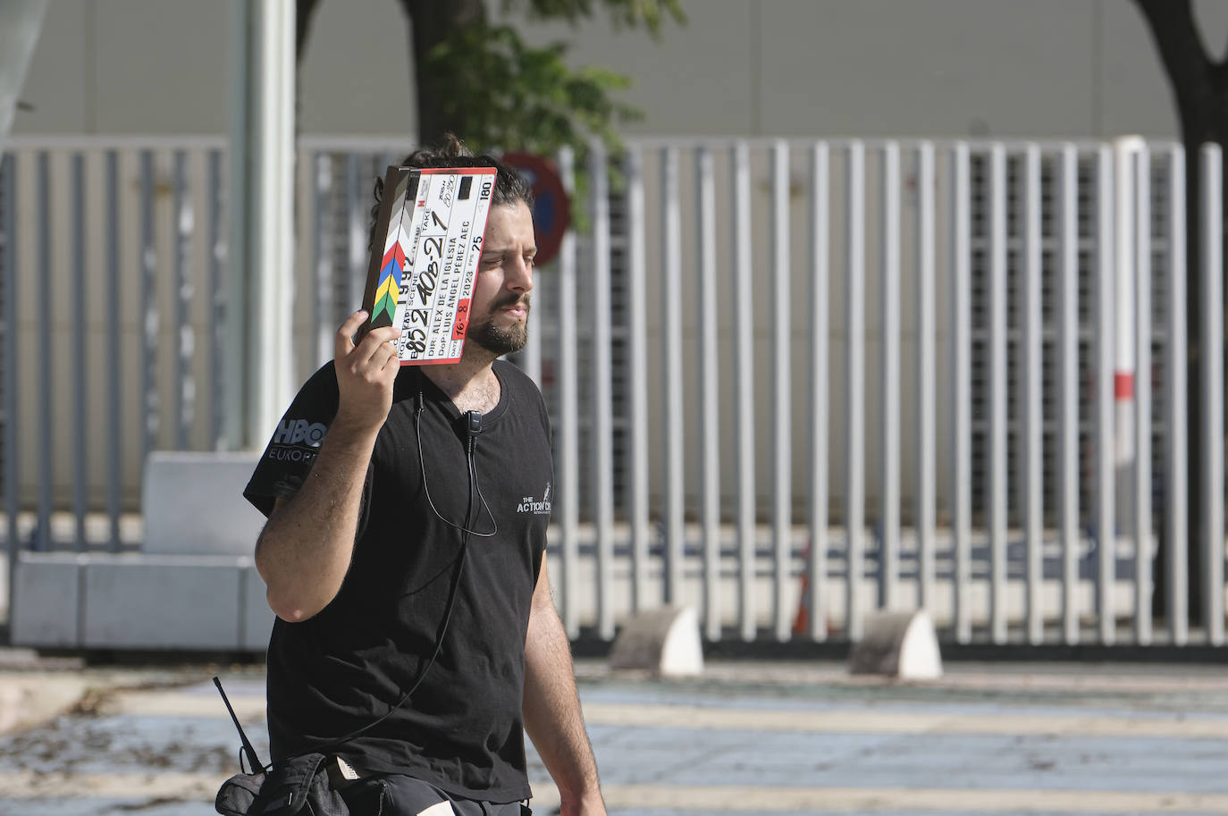 La Cartuja vive el rodaje de '1992', la serie de Álex de la Iglesia para Netflix