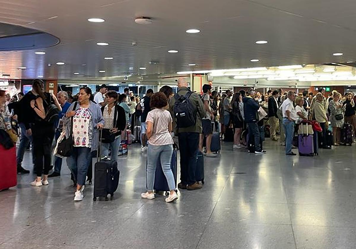 Caos en la estación de Atocha en Madrid a estas horas