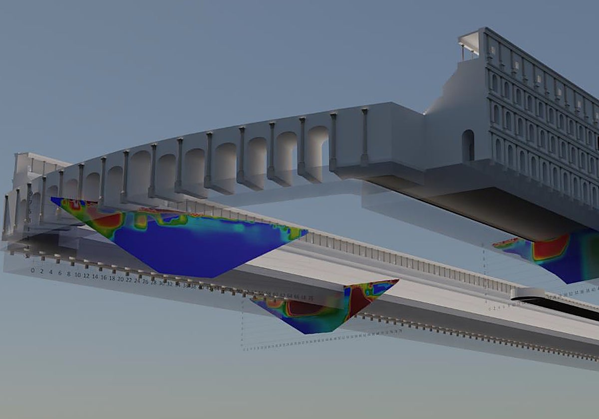 Recreación virtual del circo de Itálica