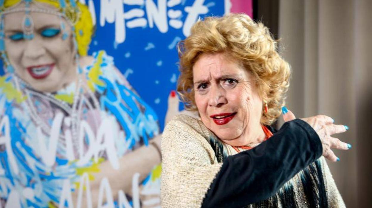 Momentos de la vida de la artista sevillana María Jiménez