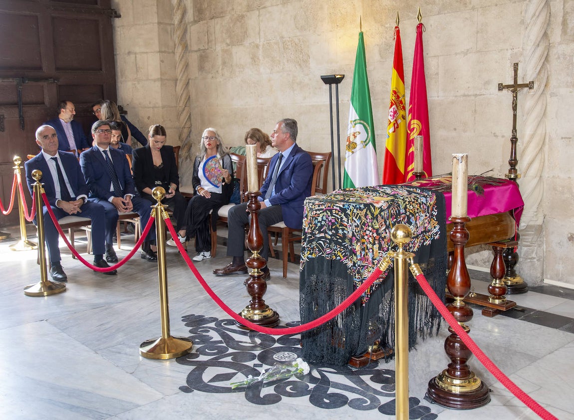 Capilla ardiente de María Jiménez en Sevilla
