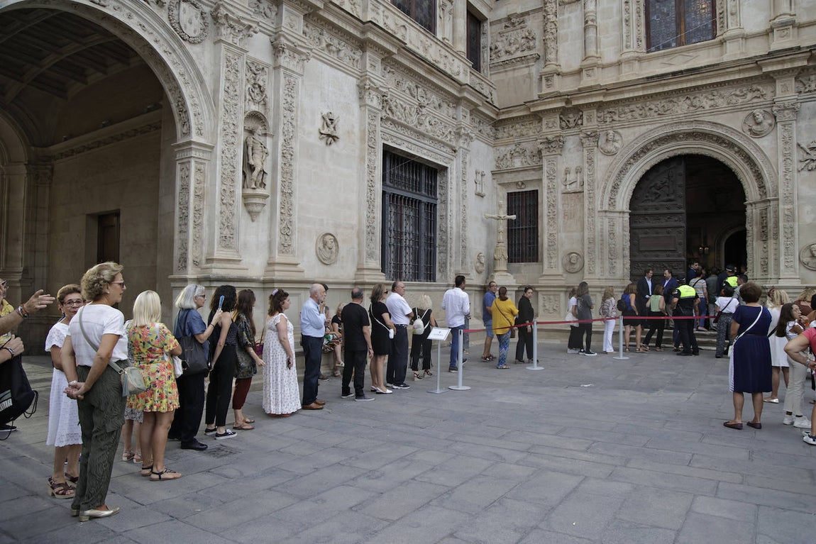 Capilla ardiente de María Jiménez en Sevilla