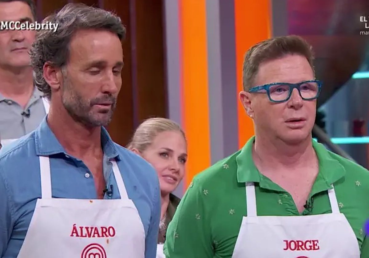 Álvaro Muñoz Escassi y Jorge Cadaval en Masterchef Celebrity