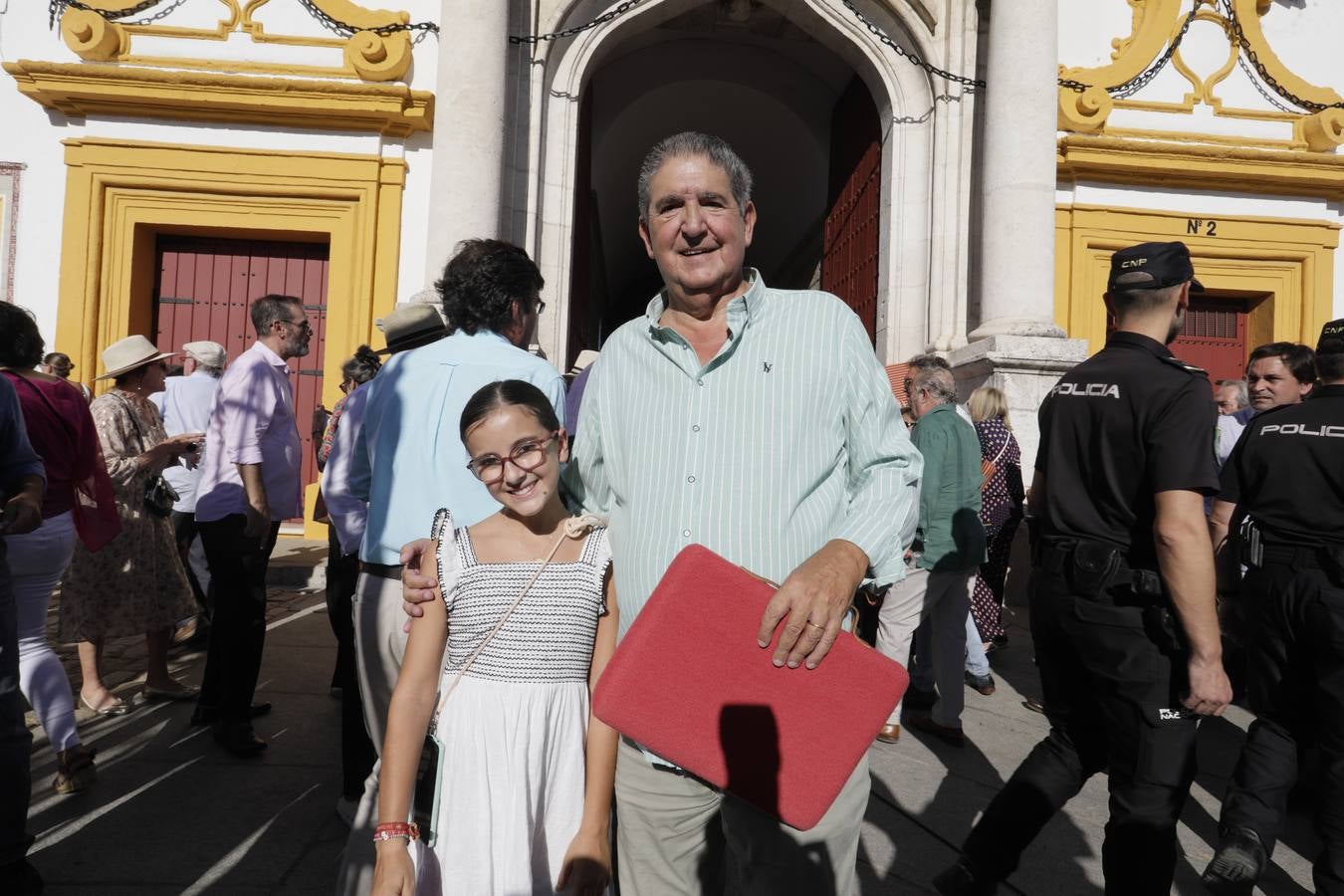 José Joaquín Gallardo y su nieta Ángela