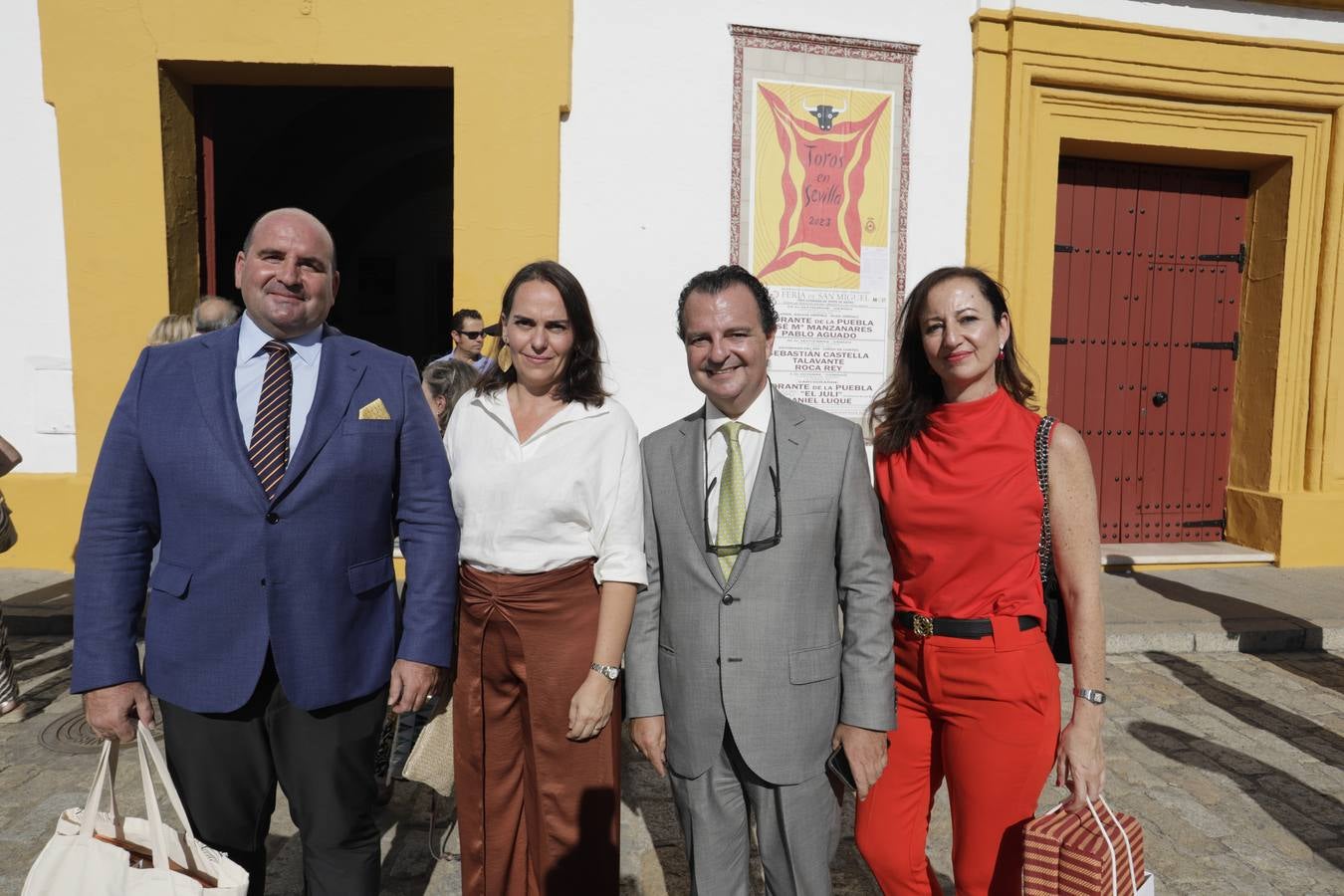 Carlos González de Escalada, Beatriz Lerín, Francisco Fernández y María Ángeles Ponferrada