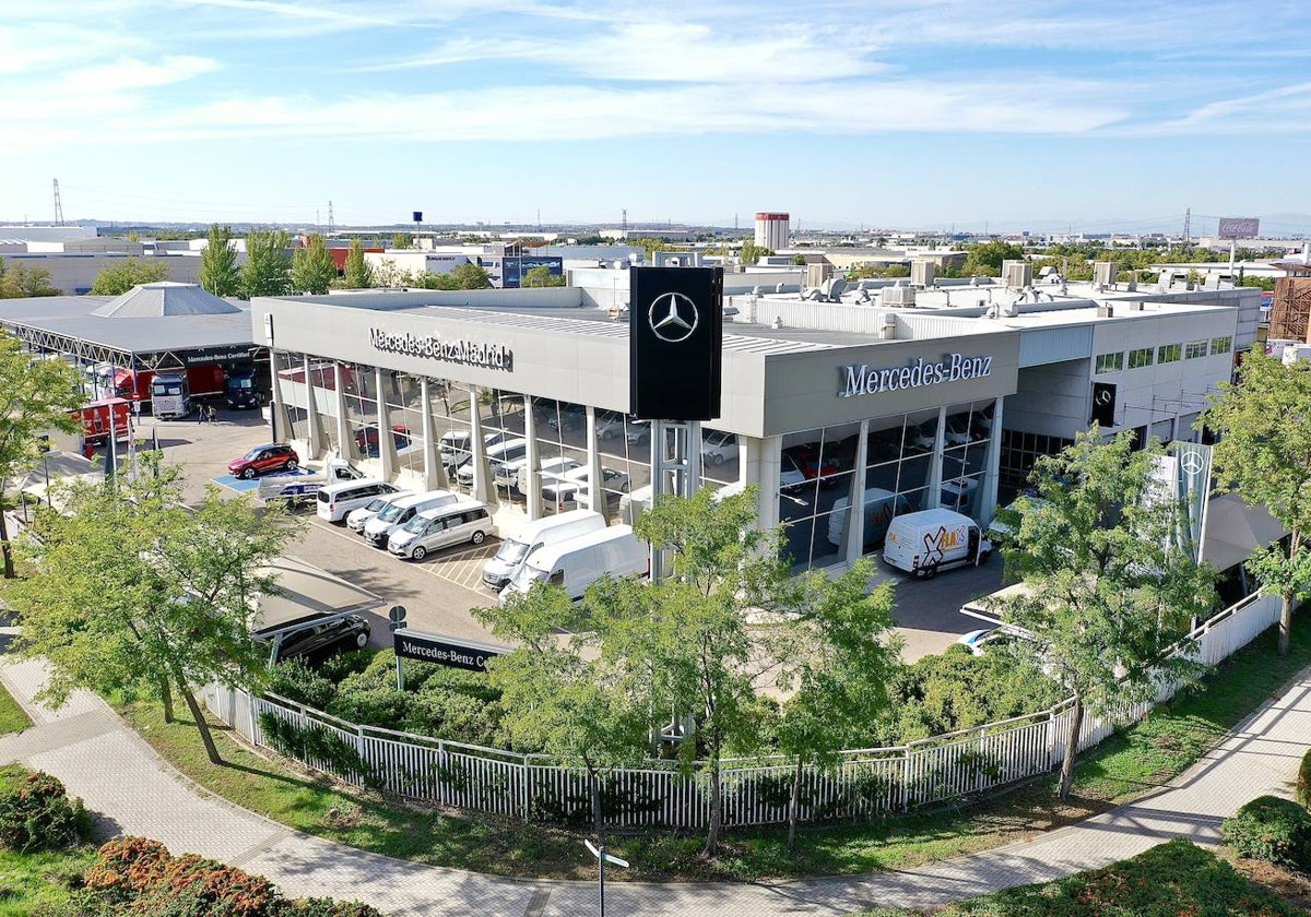 Concesionario de camiones y furgonetas de Mercedes-Benz en la comunidad de Madrid, que acaba de comprar el Grupo Concesur