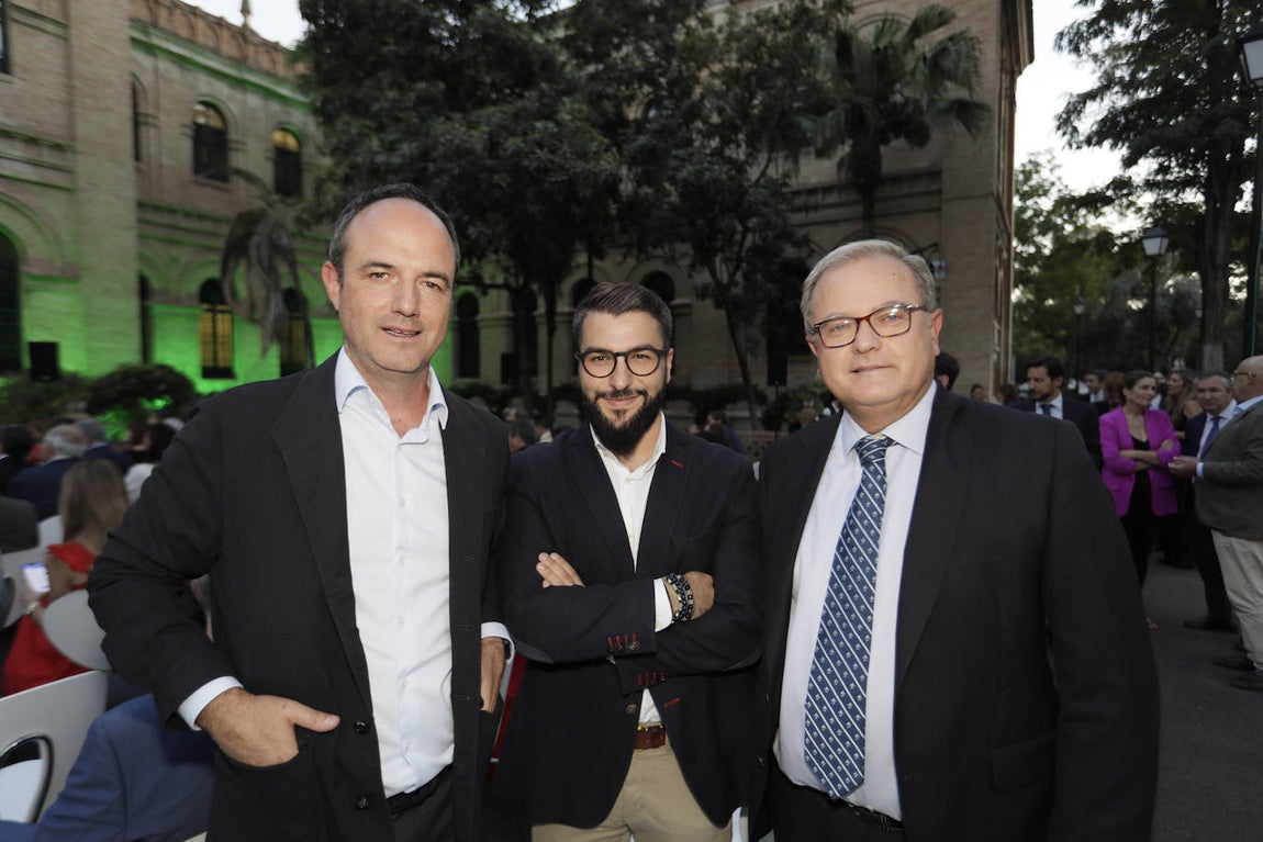 Álvaro Ruiz, Pablo Gómez y Manolo Fernández