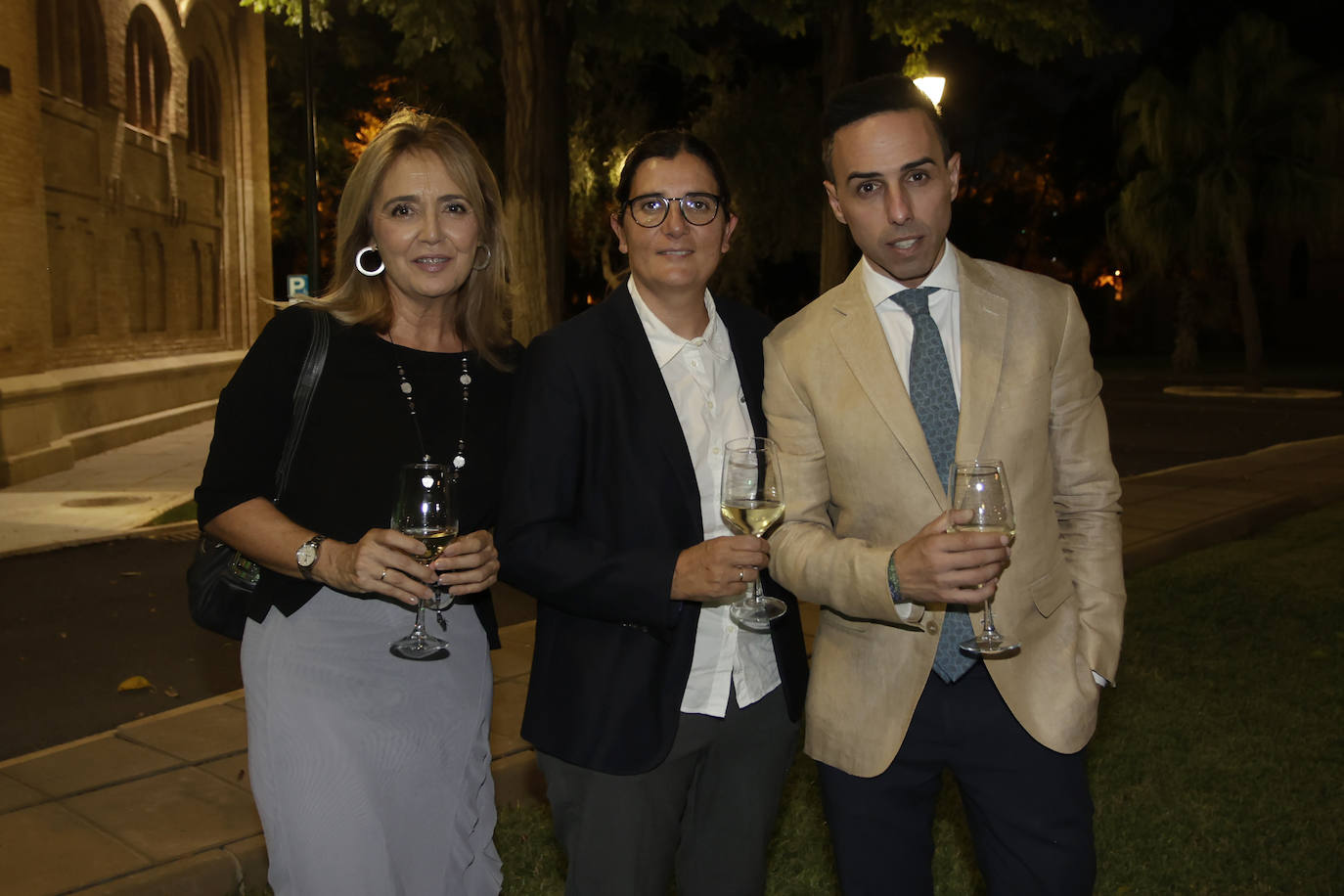 Pilar de La Torre, Nuria Palmero y Raúl Clemens